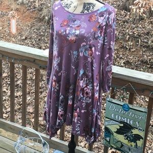 Misia Purple Plum Rust Pink Blue Mini Dress w Pkts